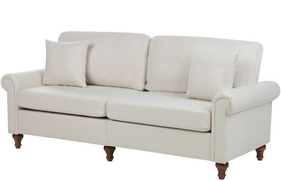 Sofa Beliani 5 vietų poilsio komplektas GINNERUP, šviesiai smėlio spalvos