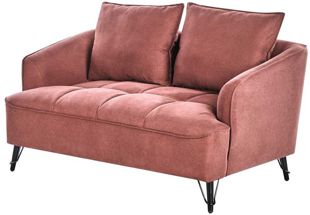 Sofa Beliani 5 vietų minkštų baldų komplektas HOBRO bordo spalvos