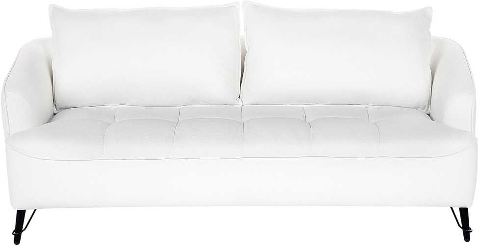 Sofa Beliani 5 vietų svetainės baldų komplektas HOBRO Boucle baltas
