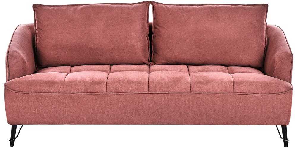 Sofa Beliani 5 vietų minkštų baldų komplektas HOBRO bordo spalvos