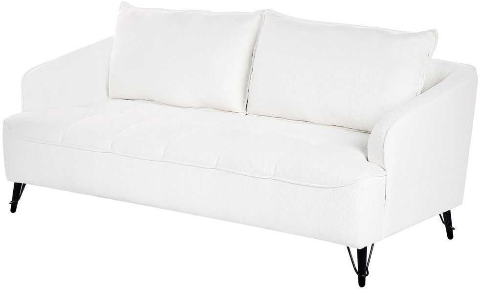 Sofa Beliani 5 vietų svetainės baldų komplektas HOBRO Boucle baltas