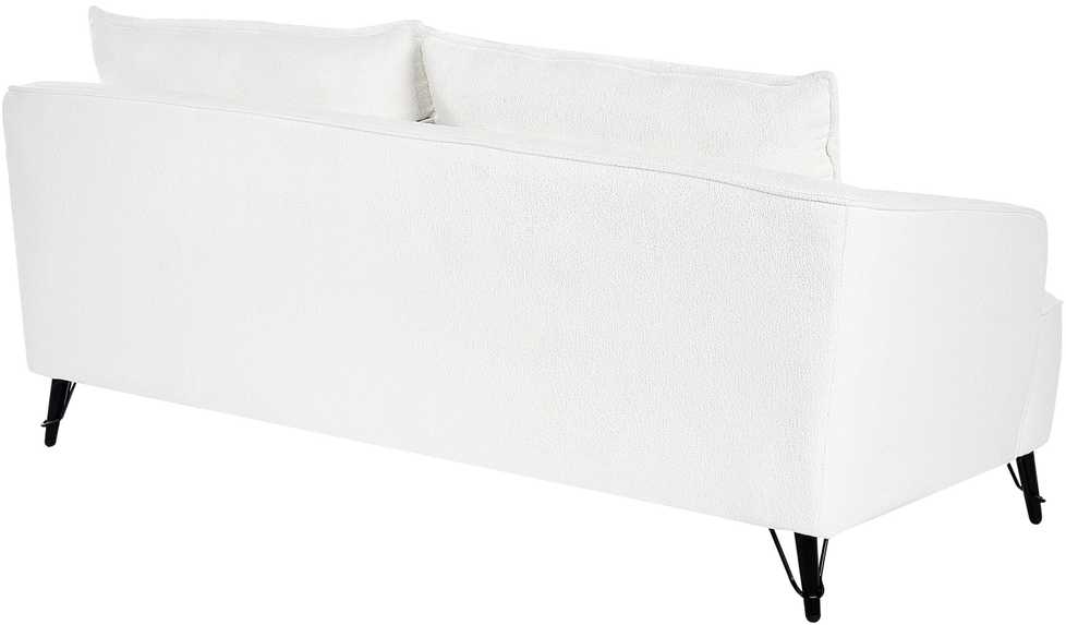 Sofa Beliani 5 vietų svetainės baldų komplektas HOBRO Boucle baltas