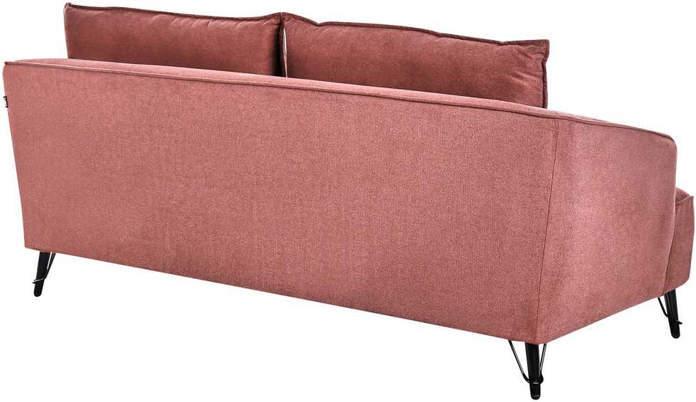 Sofa Beliani 5 vietų minkštų baldų komplektas HOBRO bordo spalvos