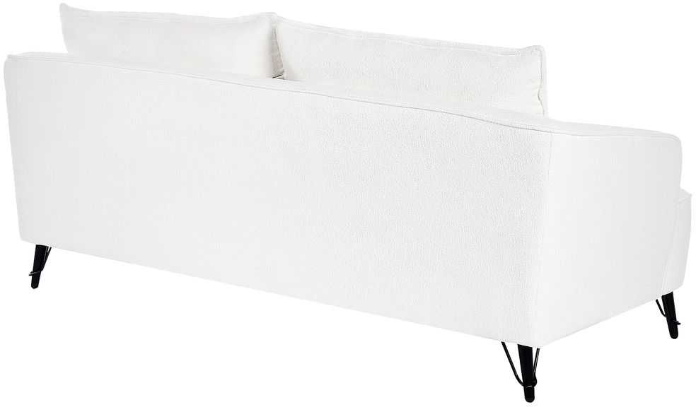 Sofa Beliani 5 vietų svetainės baldų komplektas HOBRO Boucle baltas
