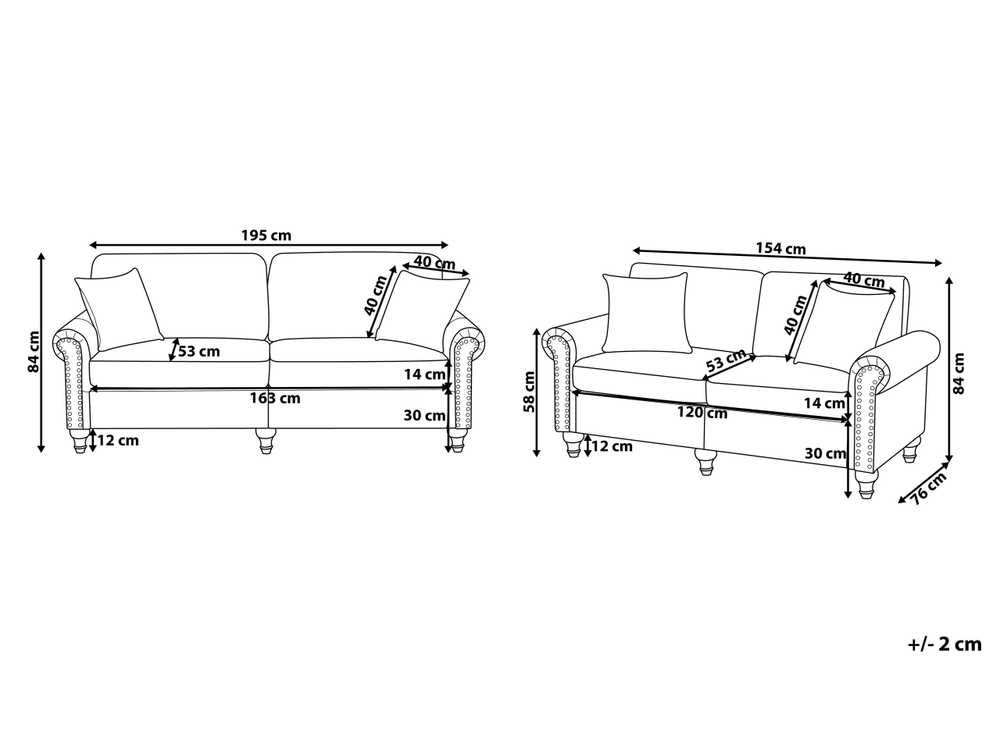 Sofa Beliani 5 vietų poilsio komplektas GINNERUP, šviesiai smėlio spalvos