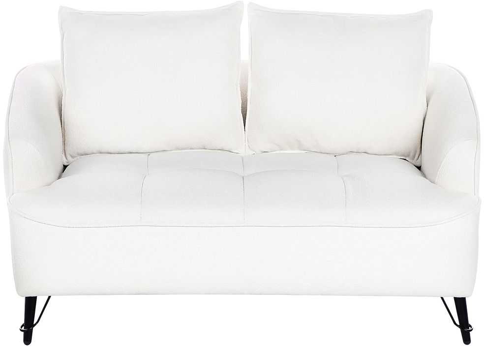 Sofa Beliani 5 vietų svetainės baldų komplektas HOBRO Boucle baltas