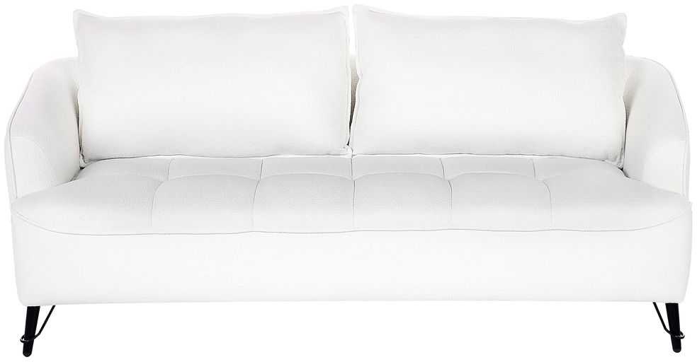 Sofa Beliani 5 vietų svetainės baldų komplektas HOBRO Boucle baltas