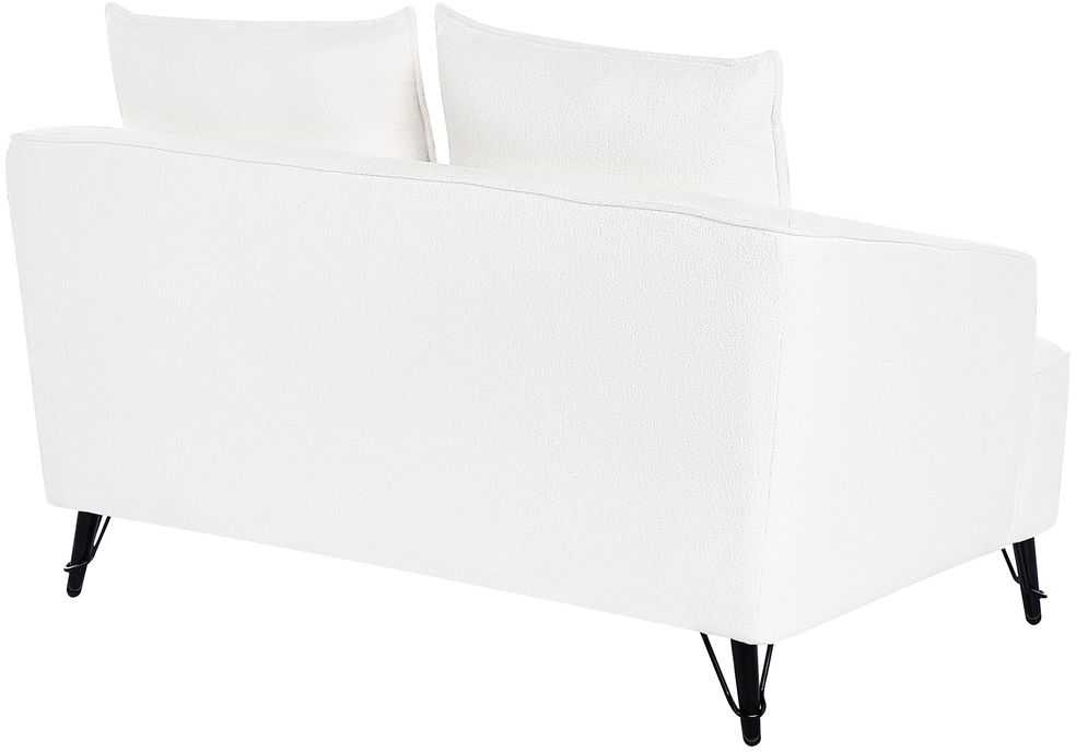 Sofa Beliani 5 vietų svetainės baldų komplektas HOBRO Boucle baltas
