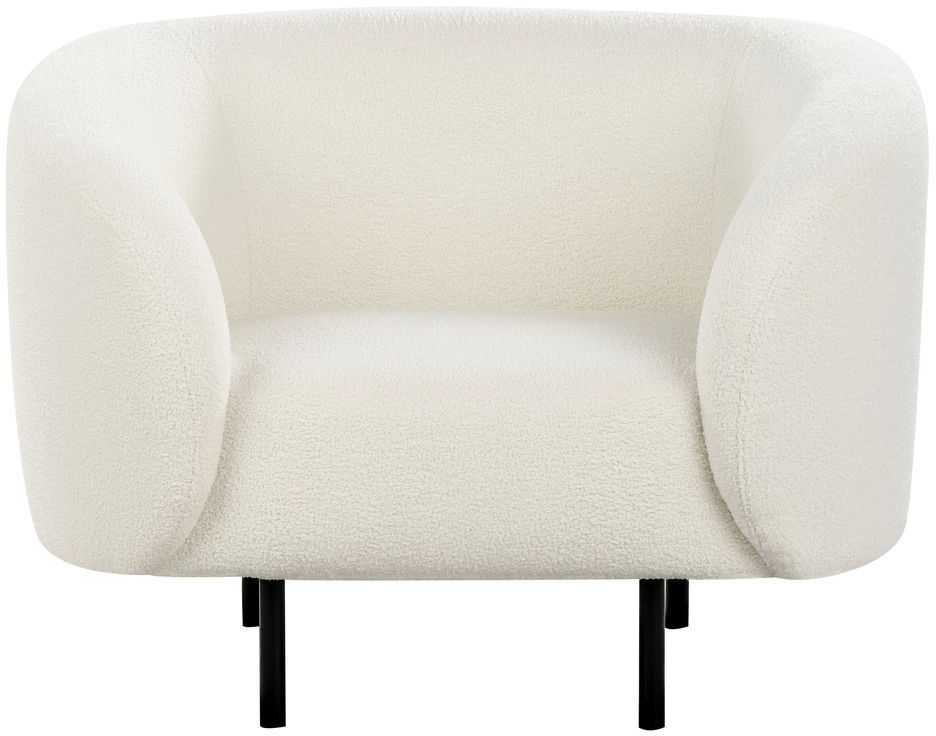 Sofa Beliani LOEN Boucle 6 asmenų svetainės baldų komplektas, baltas