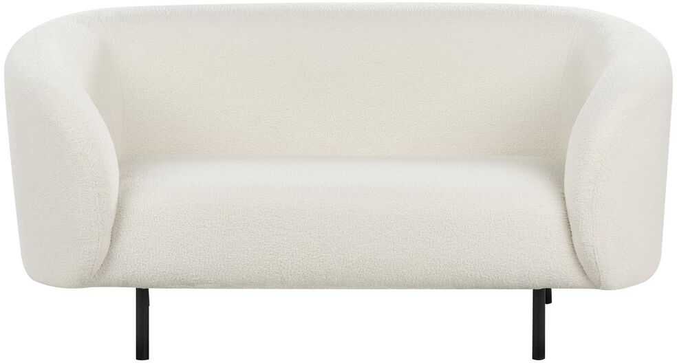 Sofa Beliani LOEN Boucle 6 asmenų svetainės baldų komplektas, baltas