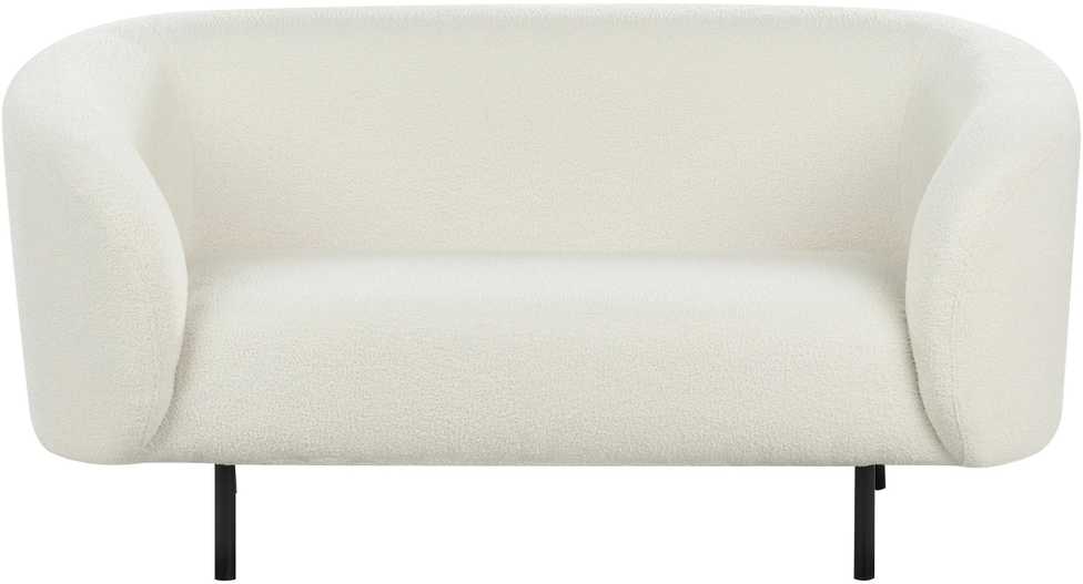 Sofa Beliani LOEN Boucle 6 asmenų svetainės baldų komplektas, baltas