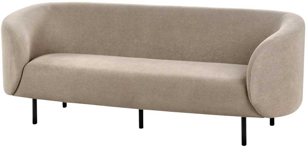 Sofa Beliani LOEN 6 vietų baldų komplektas smėlio ir pilkos spalvos