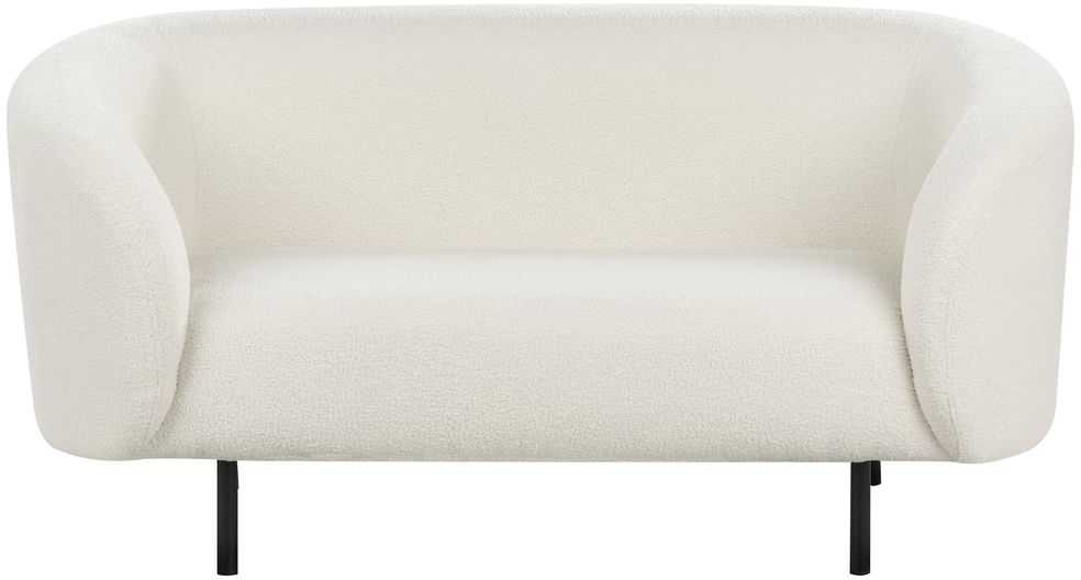 Sofa Beliani LOEN Boucle 6 asmenų svetainės baldų komplektas, baltas