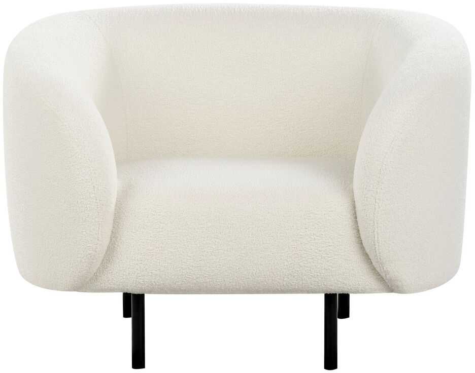 Sofa Beliani LOEN Boucle 6 asmenų svetainės baldų komplektas, baltas