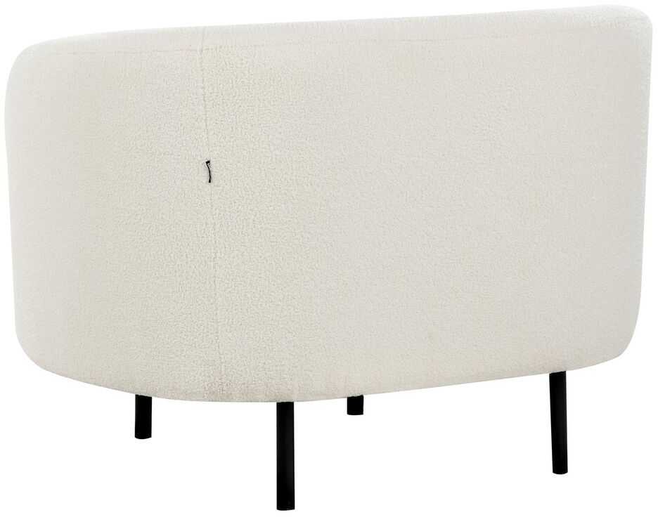Sofa Beliani LOEN Boucle 6 asmenų svetainės baldų komplektas, baltas