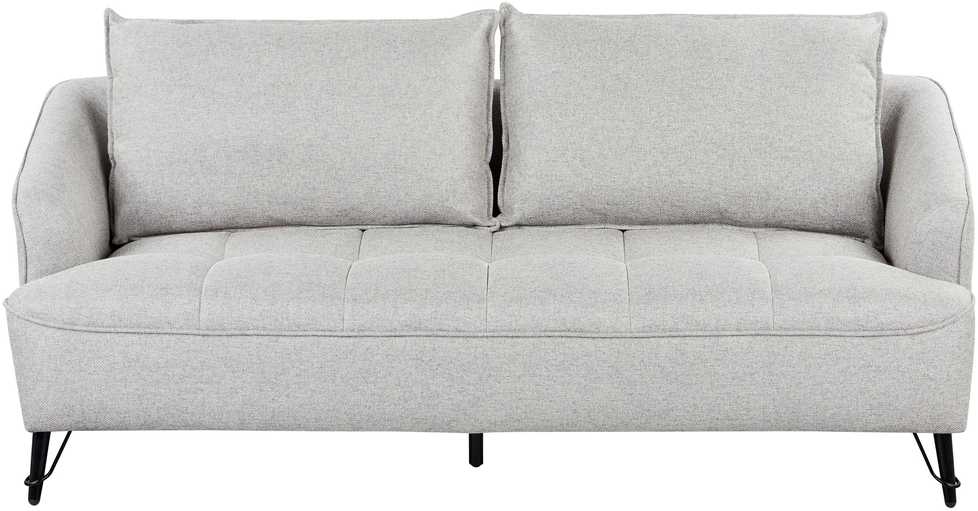 Sofa Beliani 5 vietų svetainės baldų komplektas HOBRO šviesiai pilkas