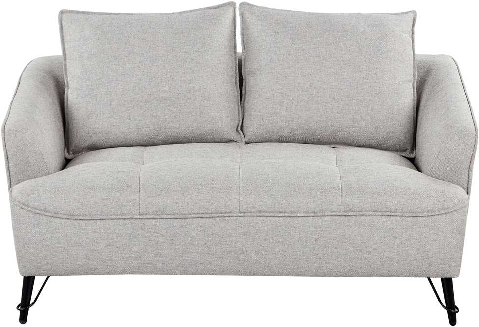 Sofa Beliani 5 vietų svetainės baldų komplektas HOBRO šviesiai pilkas