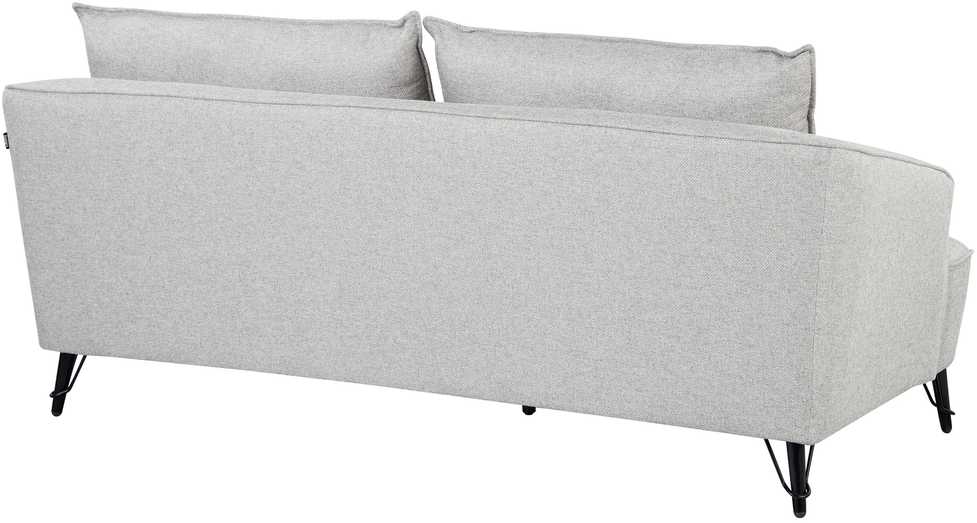 Sofa Beliani 5 vietų svetainės baldų komplektas HOBRO šviesiai pilkas