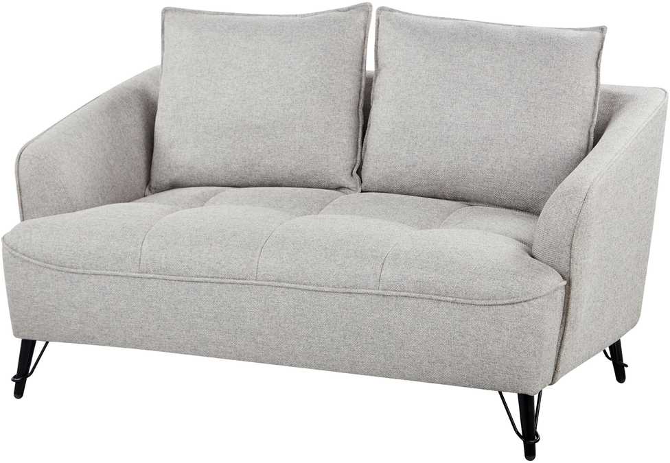 Sofa Beliani 5 vietų svetainės baldų komplektas HOBRO šviesiai pilkas