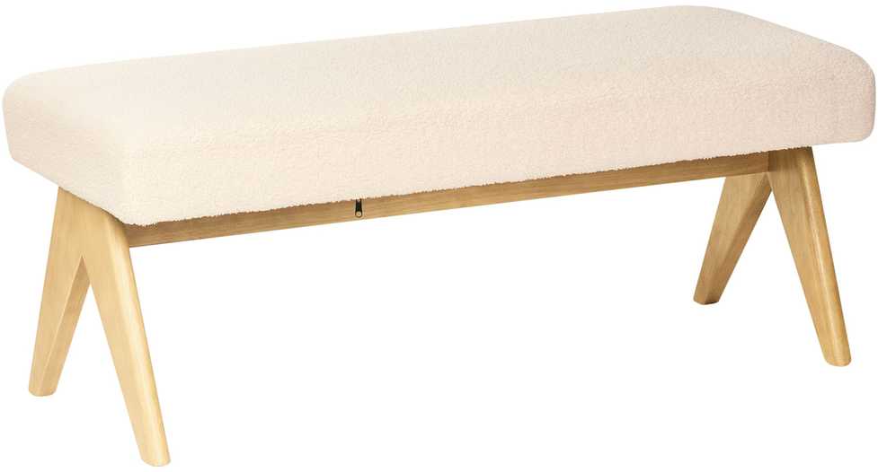 Sofa Beliani Svetainės baldų komplektas TAMRE Boucle kreminės/šviesiai rudos spalvos