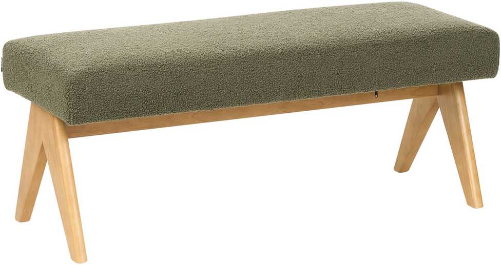 Sofa Beliani Svetainės baldų komplektas TAMRE Boucle žalias / šviesiai rudas