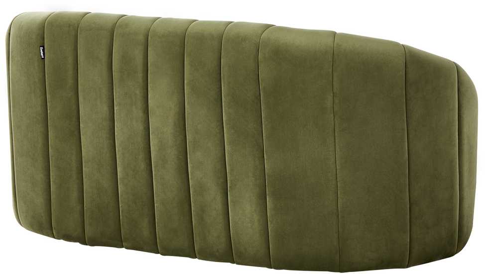 Sofa Beliani MALUNG 6 vietų minkštųjų baldų komplektas, veliūras, tamsiai žalias
