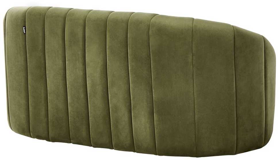 Sofa Beliani MALUNG 6 vietų minkštųjų baldų komplektas, veliūras, tamsiai žalias