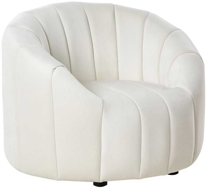 Sofa Beliani 6 vietų svetainės baldų komplektas MALUNG, veliūras, kreminė balta