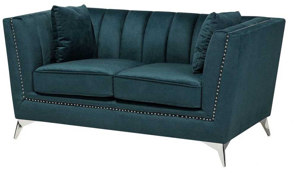 Sofa Beliani 5 vietų minkštų baldų komplektas GAULA, azuro veliūras