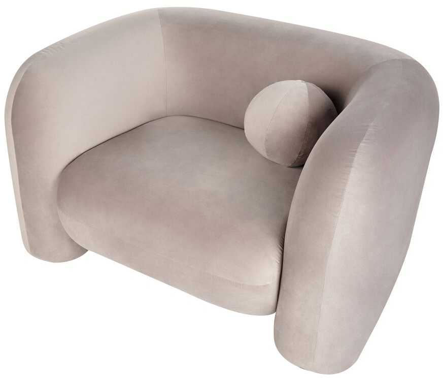 Sofa Beliani 5 asmenų minkštas baldų komplektas LEIREN, veliūrinis, smėlio spalvos
