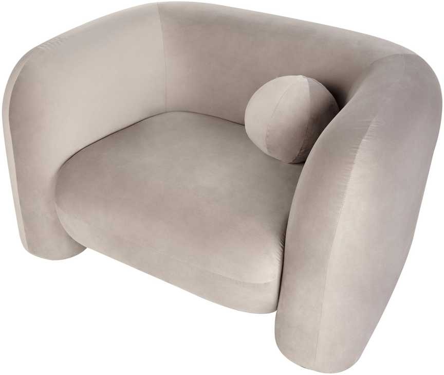 Sofa Beliani 5 asmenų minkštas baldų komplektas LEIREN, veliūrinis, smėlio spalvos