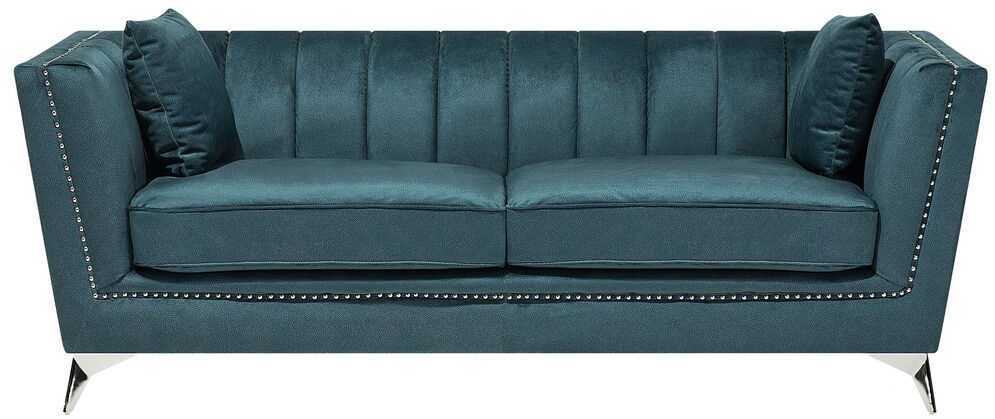 Sofa Beliani 5 vietų minkštų baldų komplektas GAULA, azuro veliūras