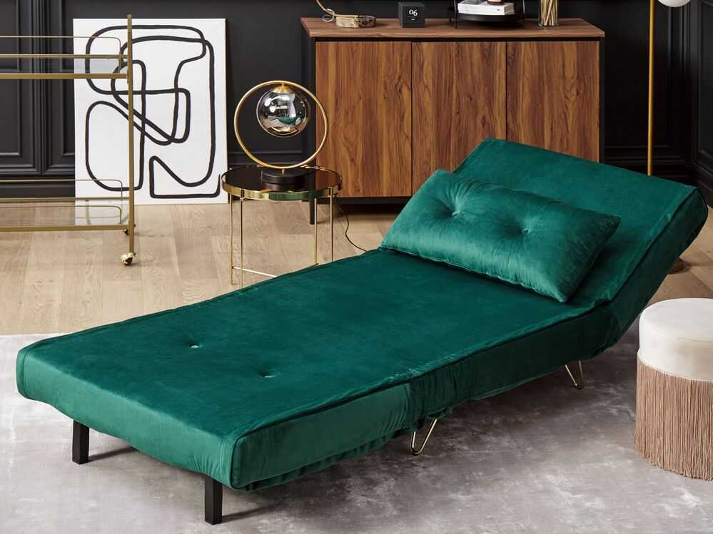 Sofa Beliani 3 vietų poilsio baldų komplektas VESTFOLD, tamsiai žalias veliūras