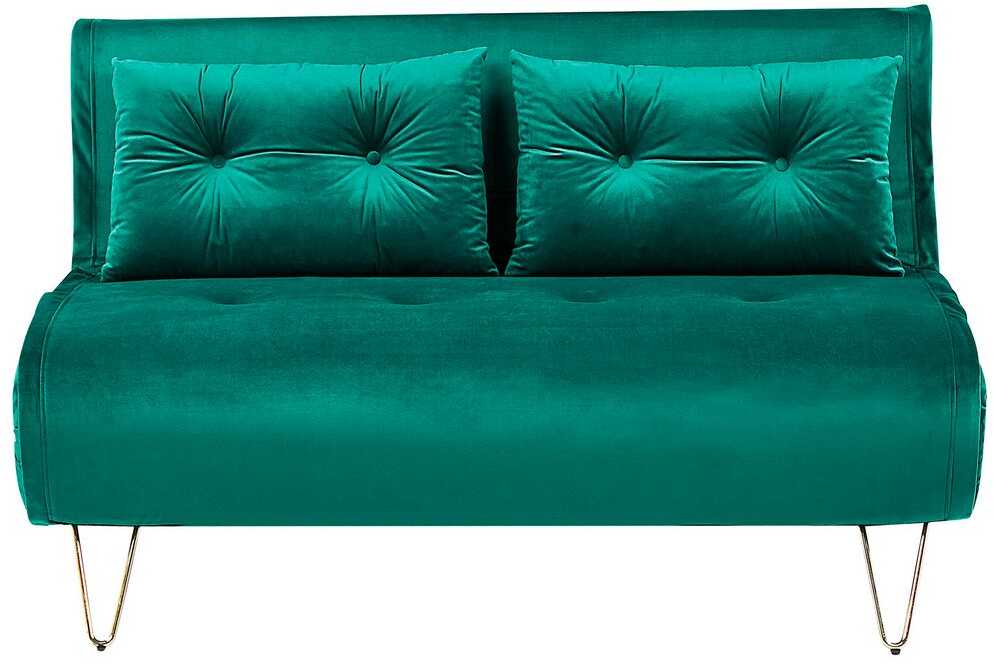 Sofa Beliani 3 vietų poilsio baldų komplektas VESTFOLD, tamsiai žalias veliūras