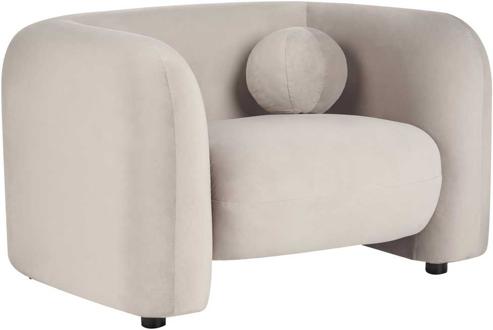 Sofa Beliani 5 asmenų minkštas baldų komplektas LEIREN, veliūrinis, smėlio spalvos