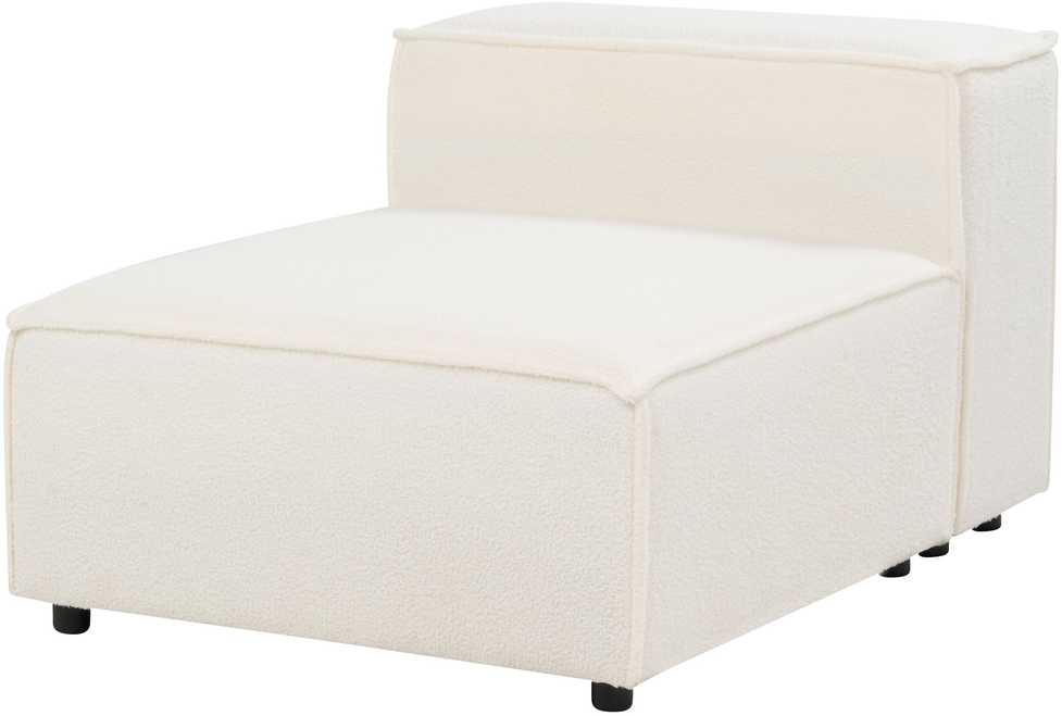 Sofa Beliani Vienvietis modulis ARDAL, bouclé, sulaužyta balta