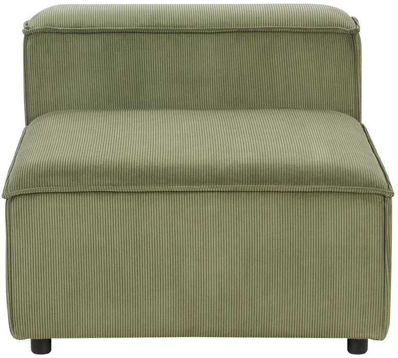 Sofa Beliani Vienvietis modulis ARDAL, žalias velvetas
