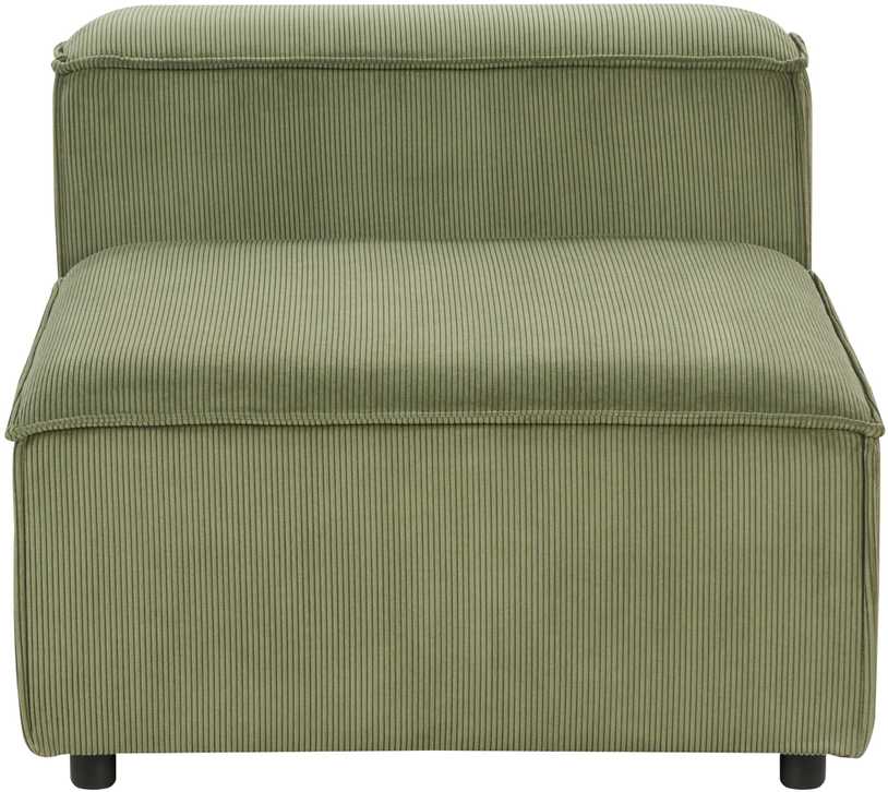 Sofa Beliani Vienvietis modulis ARDAL, žalias velvetas