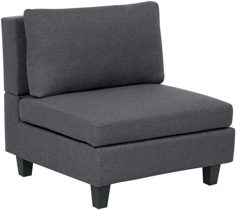 Sofa Beliani Vienvietis modulis UNSTAD, tamsiai pilkas