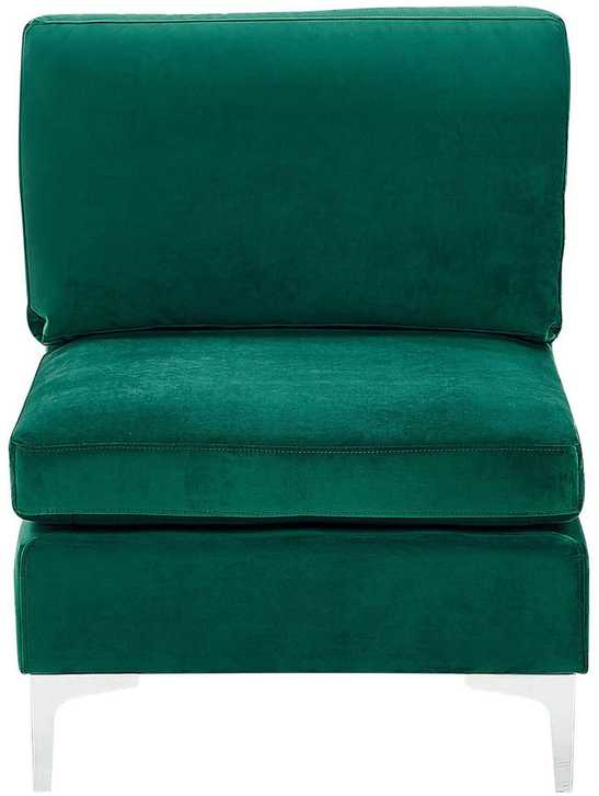 Sofa Beliani 1 vietos modulis EVJA žalias veliūras