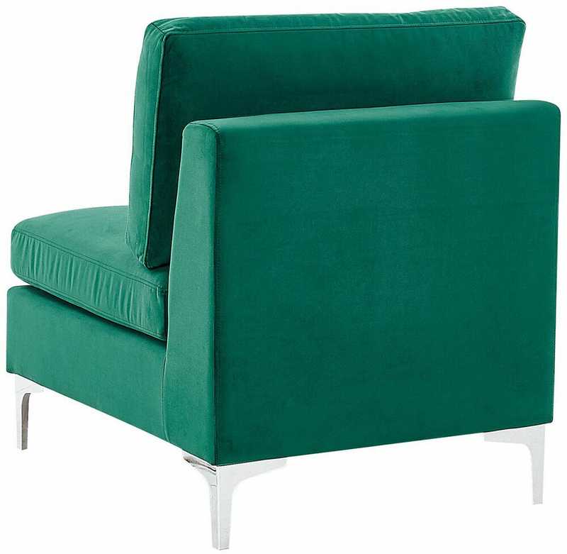 Sofa Beliani 1 vietos modulis EVJA žalias veliūras
