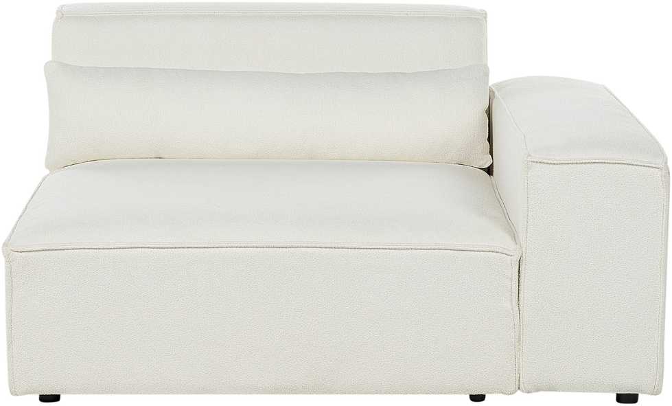 Sofa Beliani Kampinis modulis HELLNAR kairinis, kreminės spalvos „Bouclé“