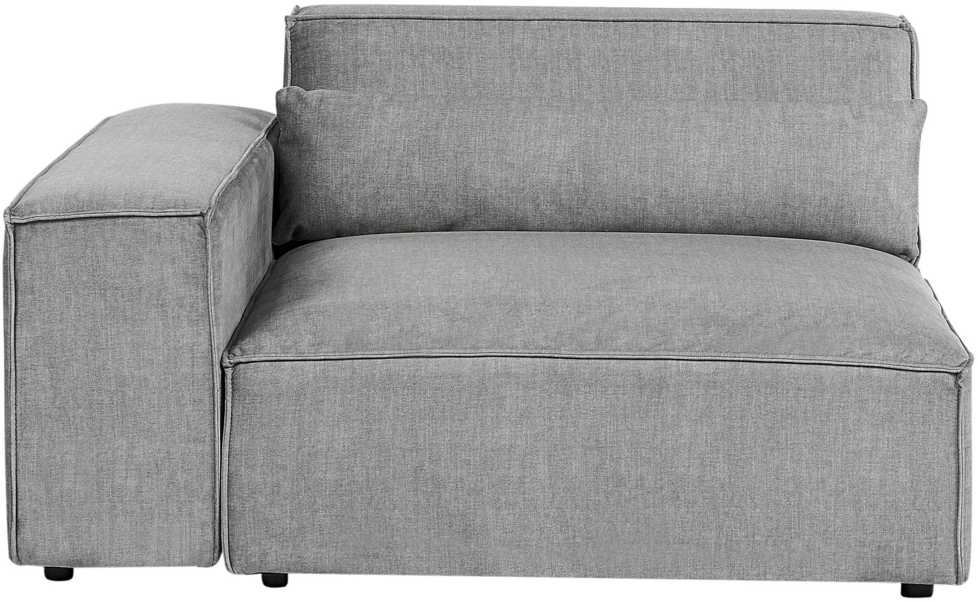 Sofa Beliani Kampinis modulis HELLNAR dešininis pilkas