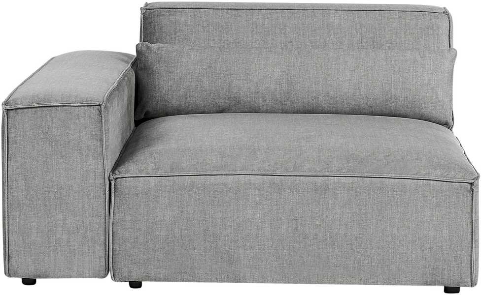 Sofa Beliani Kampinis modulis HELLNAR dešininis pilkas