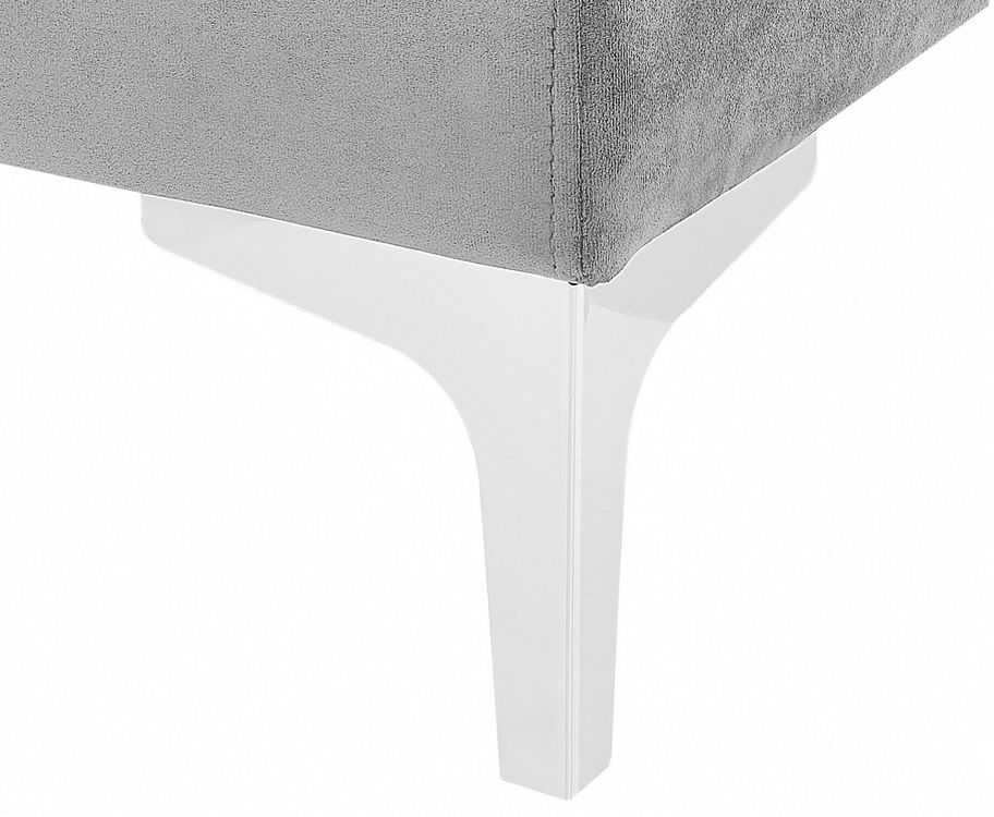 Sofa Beliani Kampinis modulis EVJA, pilkas veliūras