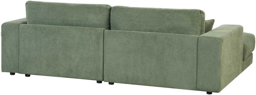 Beliani 3 asmenų kampinė sofa LOFOTEN žalia dešininė