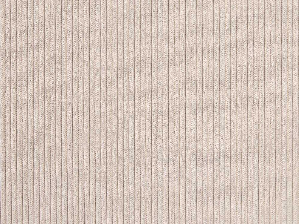 Beliani 3-vietė kampinė sofa DOLVA, velvetas, smėlio spalvos, kairinė