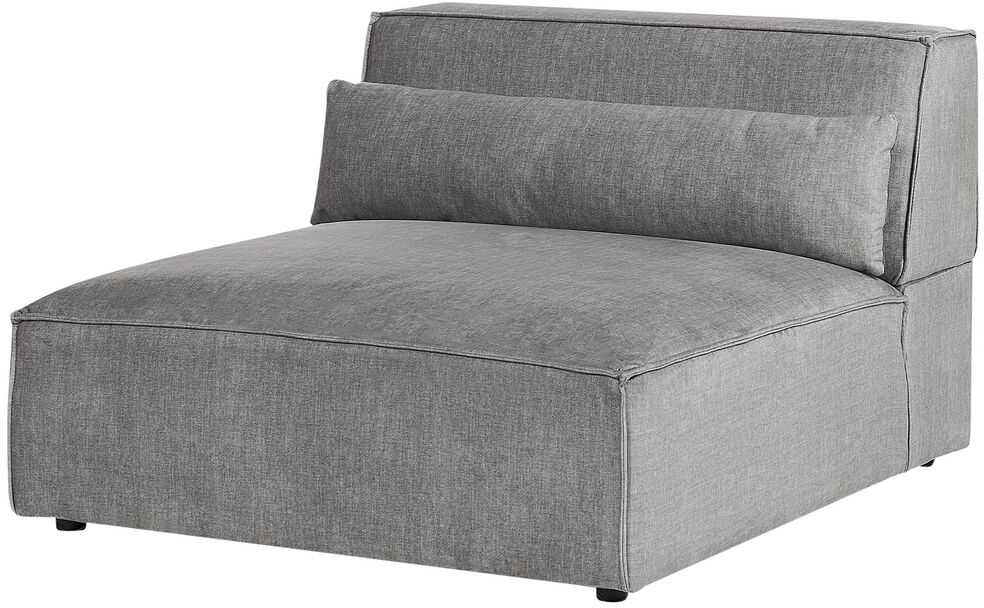 Beliani Modulinė 4 vietų kampinė sofa HELLNAR kairinė, pilka