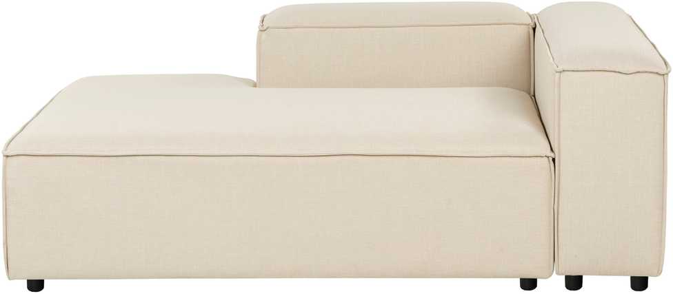 Beliani Modulinė kampinė sofa 4 asmenims ARDAL, smėlio spalvos, dešininė