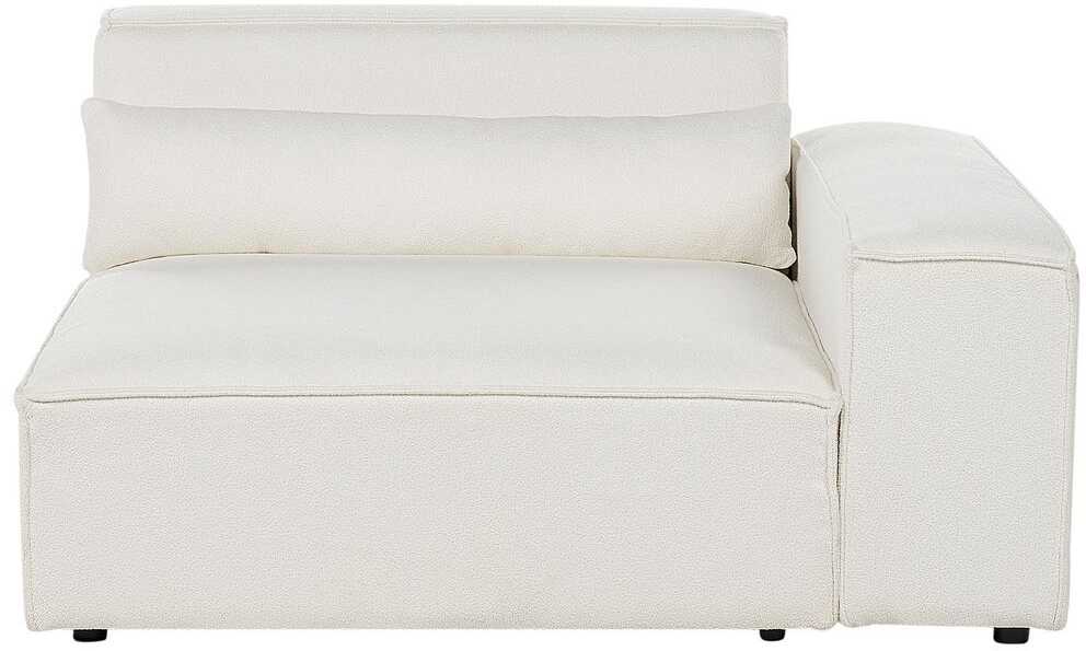 Sofa Beliani Kampinis modulis HELLNAR kairinis, kreminės spalvos „Bouclé“
